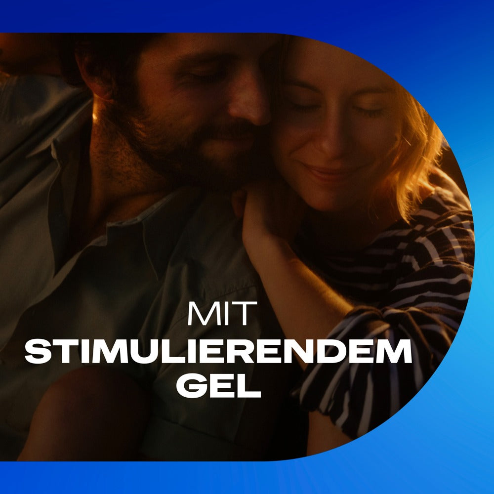 Durex Intense Orgasmic Kondome 22 St. – genoppt & gerippt, Desirex-Gel | Transparent & stimulierend