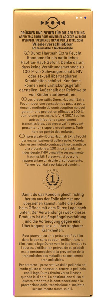 Durex Hautnah Extra Feucht 10 Stück