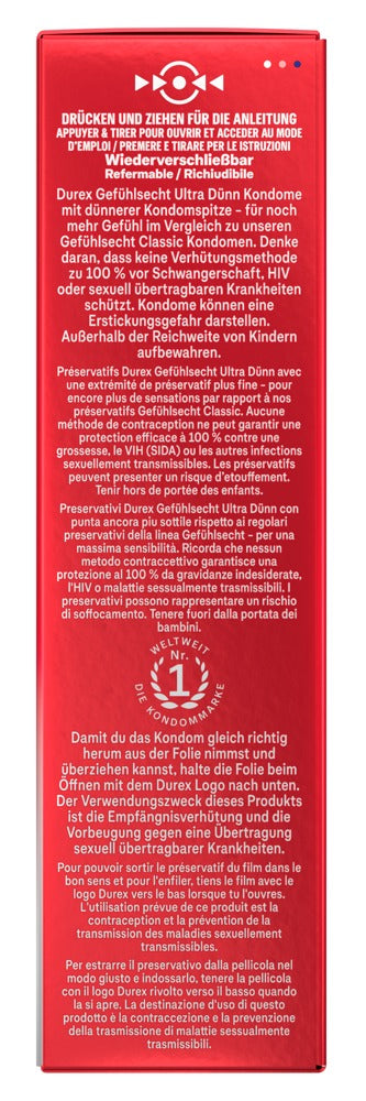 Durex Gefühlsecht Ultra Dünn 10 Stück