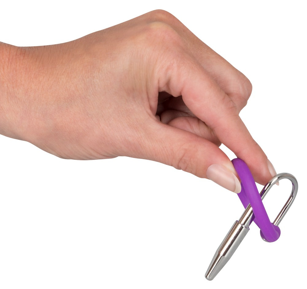 PenisPlug with a silicone glans
