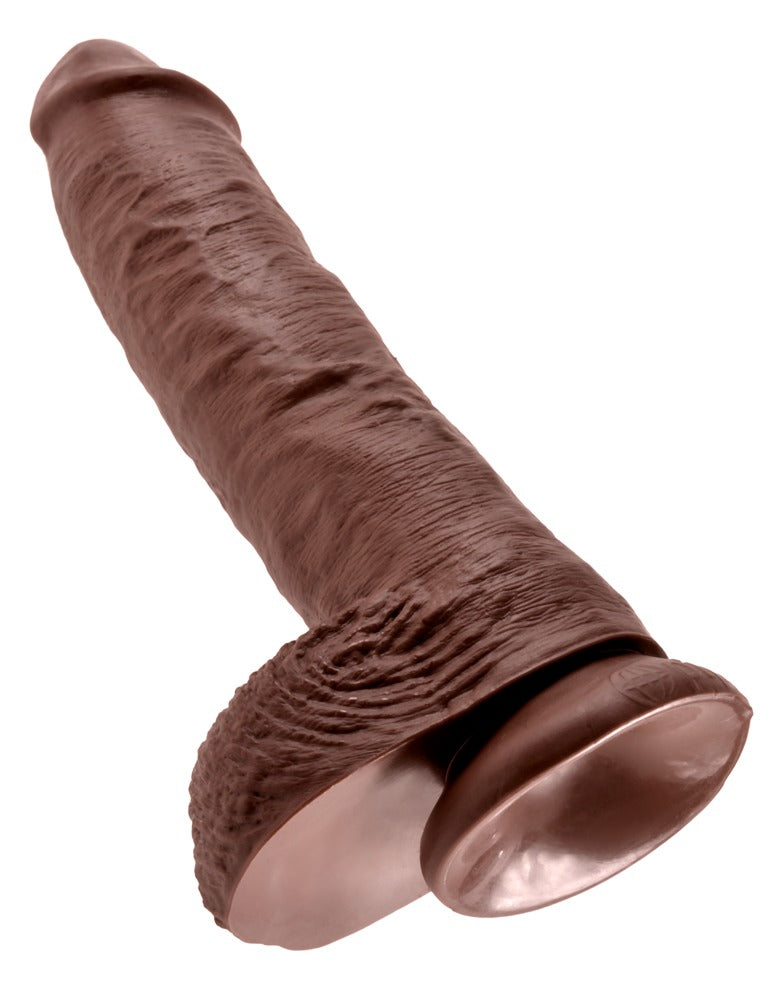 KC 10 Cock with Balls Brown