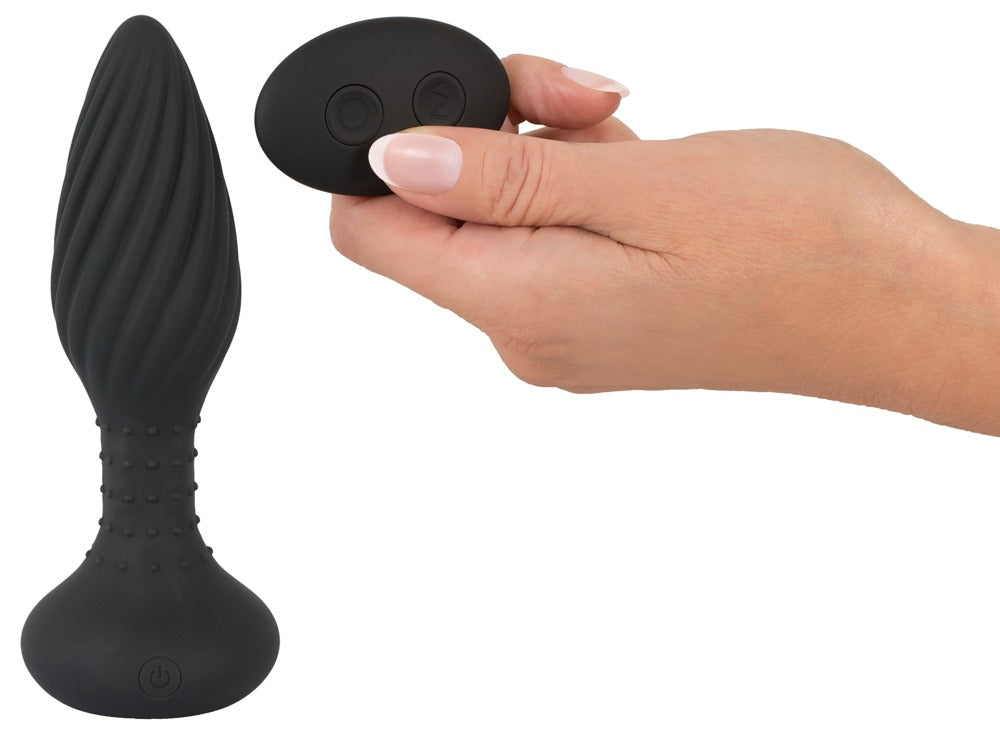 RC butt plug with vibration