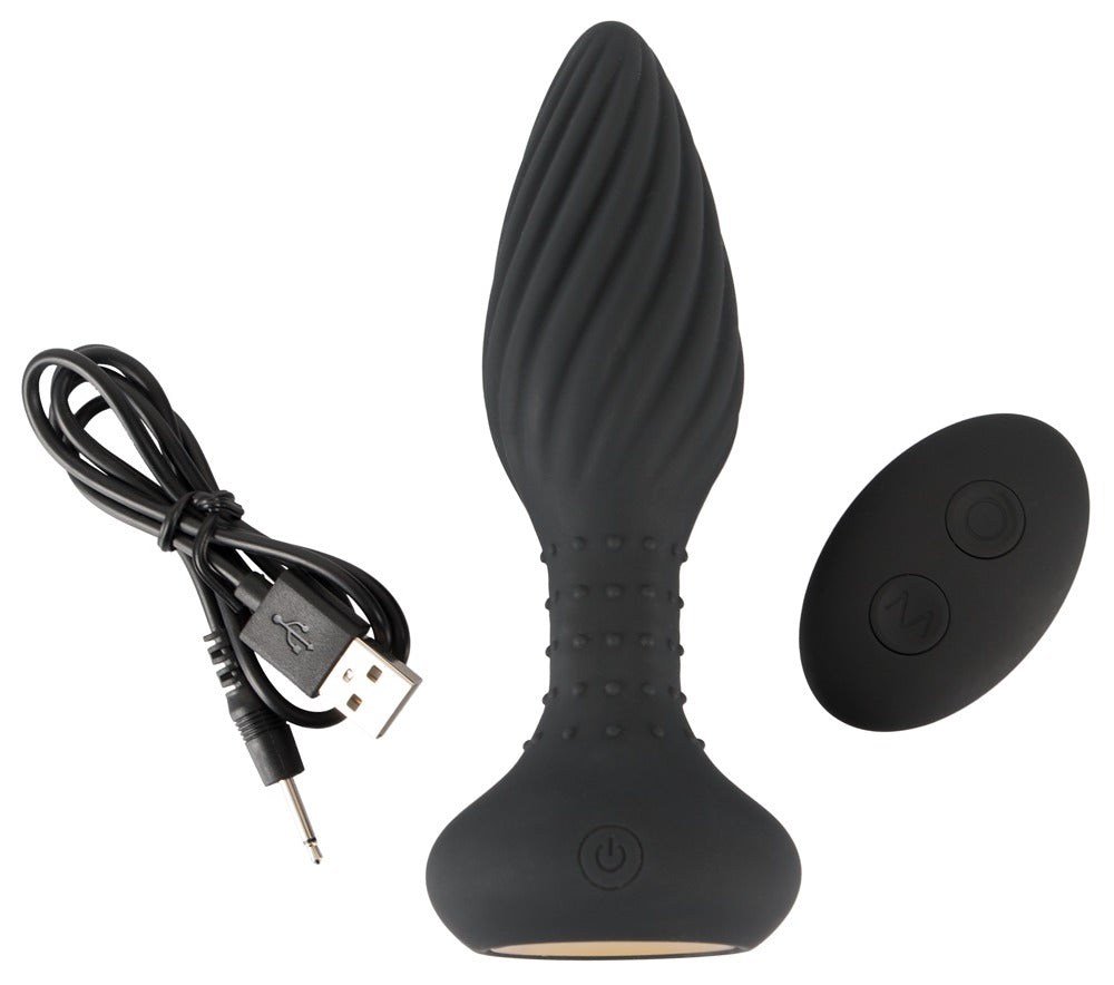 RC butt plug with vibration