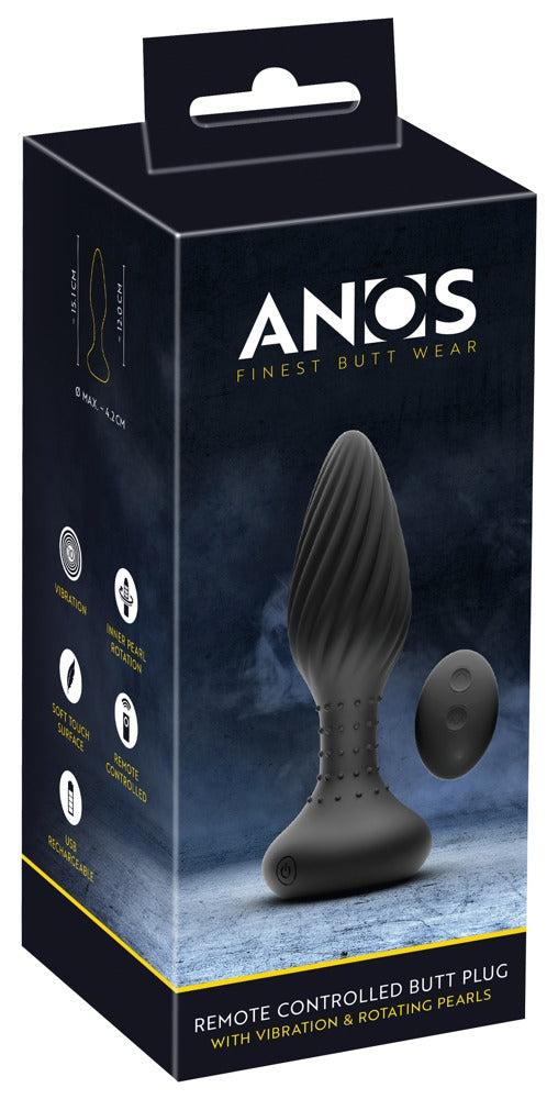 RC butt plug with vibration