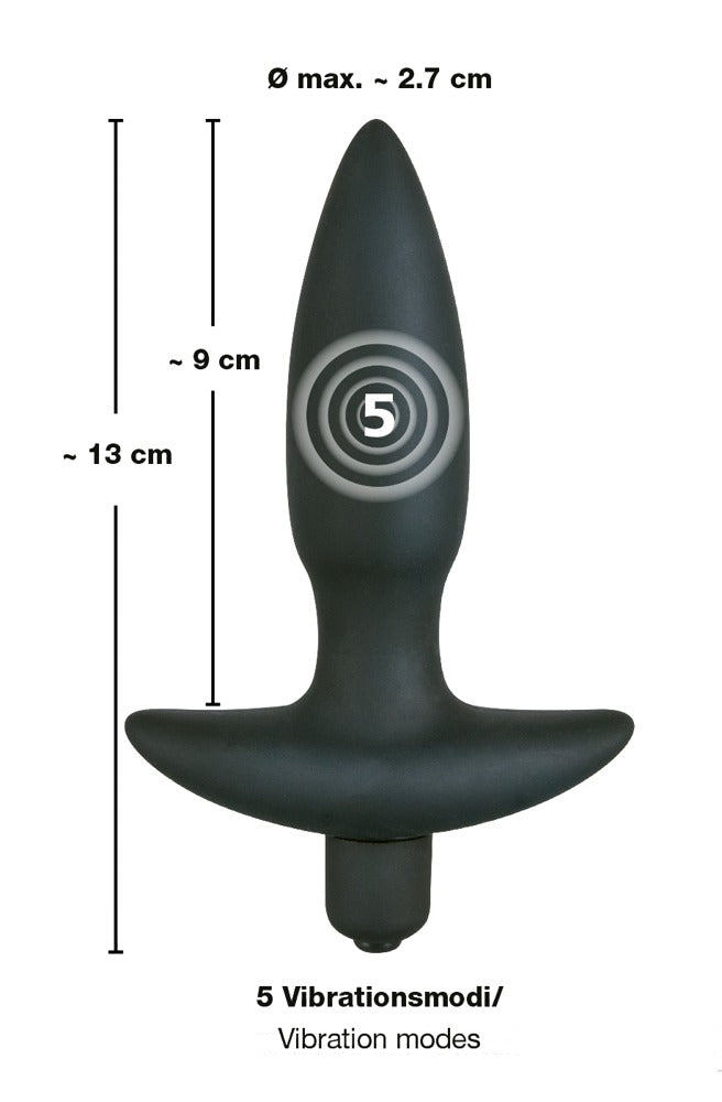 Black Velvets Vibr. Plug small
