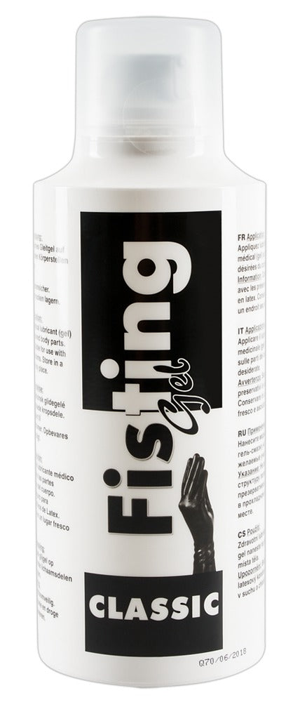 Fisting Gel 500 ml – veganes Gleitgel auf Wasserbasis für dehnende Praktiken mit Gratis Toy Cleaner