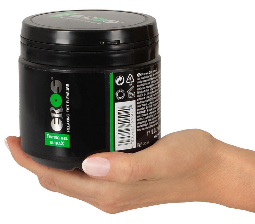 EROS Fisting Gel UltraX – 500 ml | Gleitgel mit Silikon-Wasser-Formel, extrem lang gleitfähig, geruchlos & latexverträglich