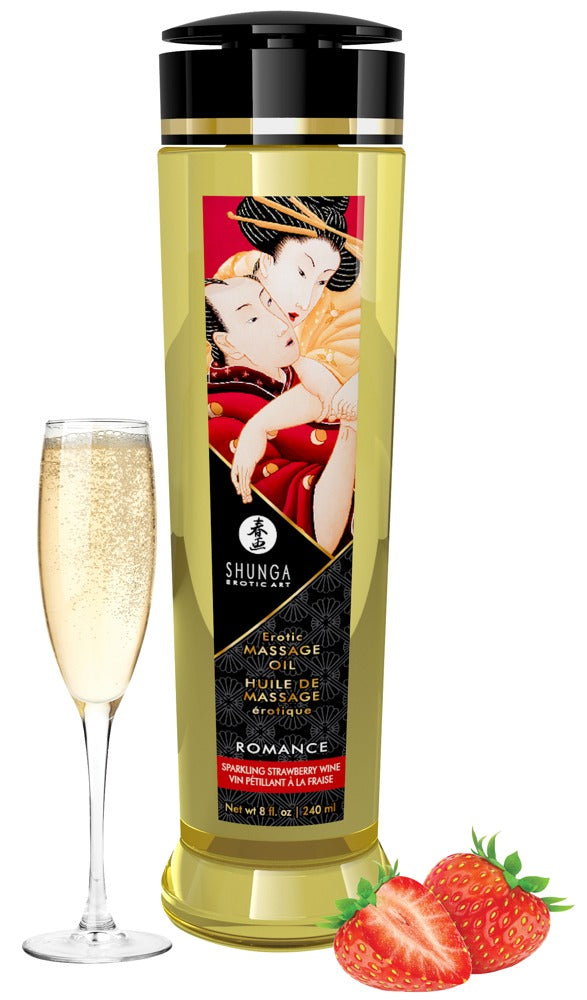 Shunga Oil Strawberry Sparkling Wine 240 ml