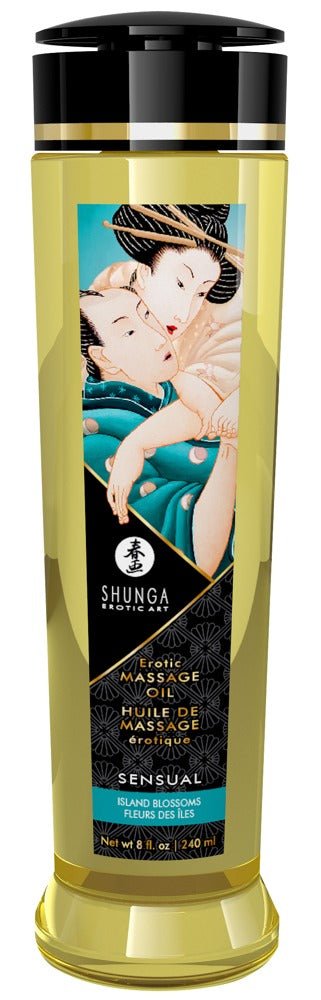 Shunga Massage Oil Island Blossoms 240 ml