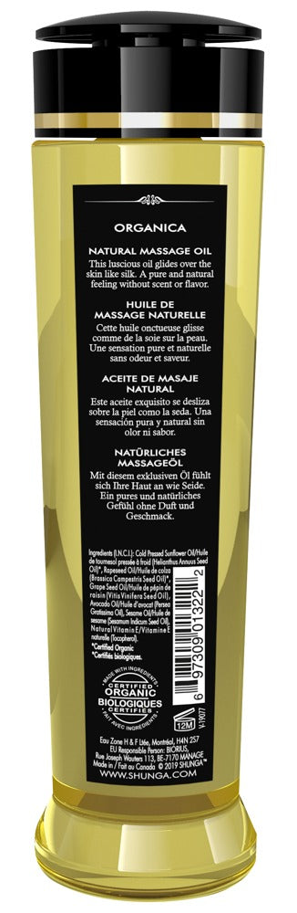Shunga Oil Organica Natural 240 ml