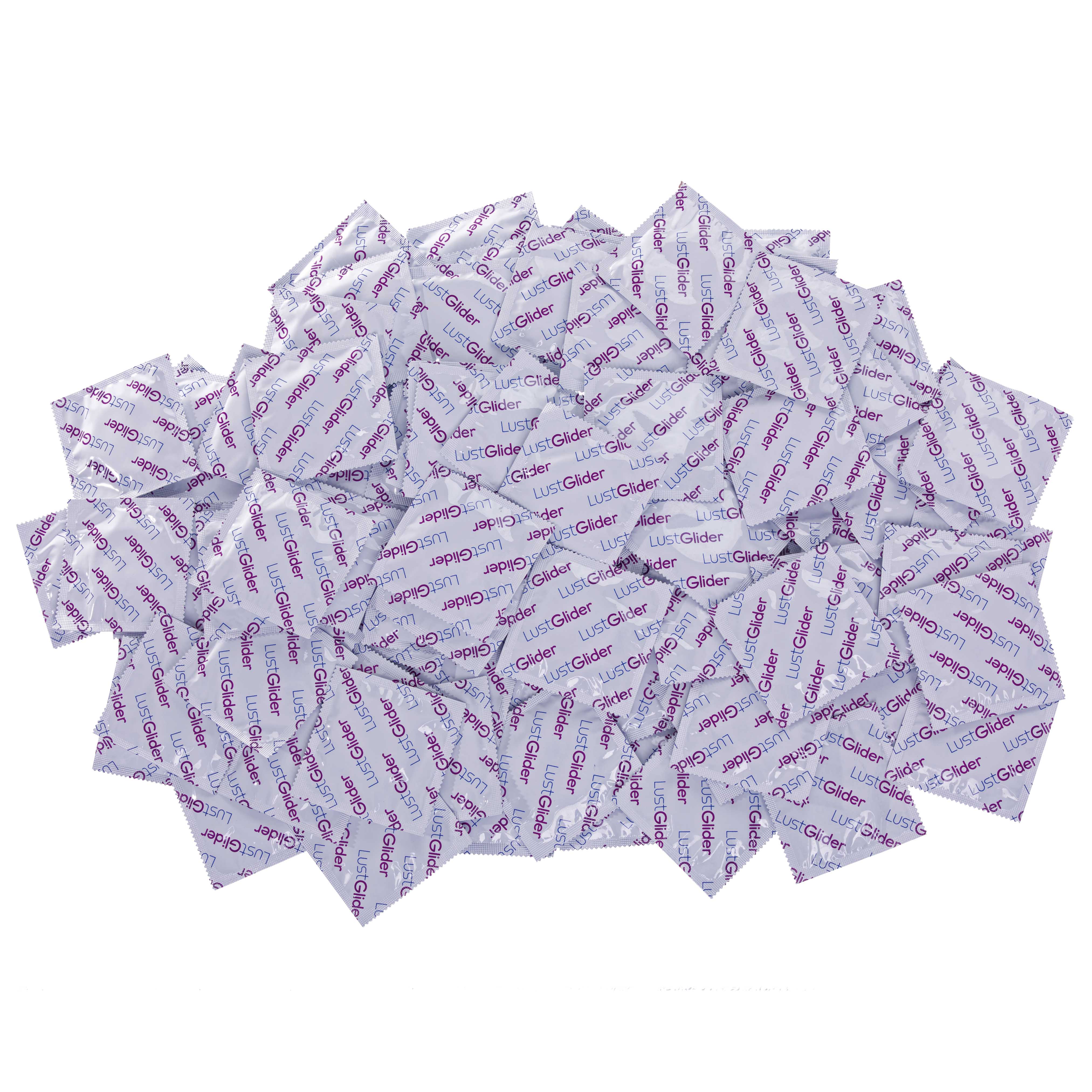 LustGlider Classic Feucht Kondome – 100 Stück | Transparent, reguläre Passform