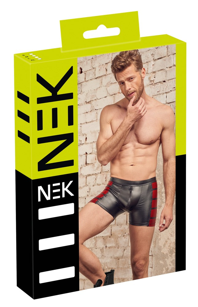 Herren Pants schwarz/rot XL