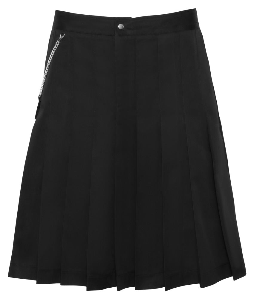 Herren Rock Schwarz L