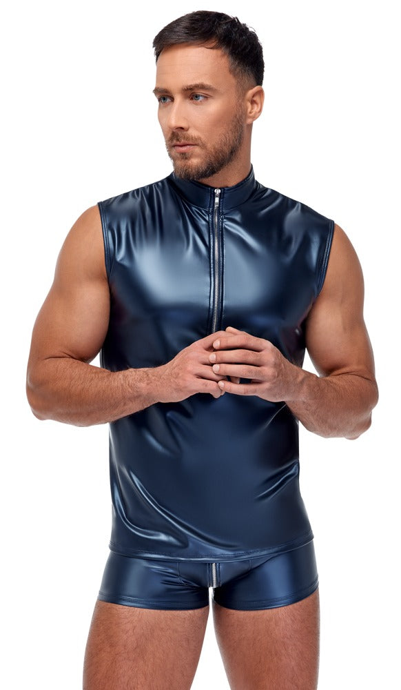 Herren Shirt blue L