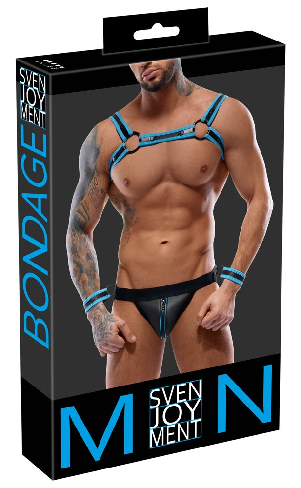 Herren Jockset Schwarz/Blau XL