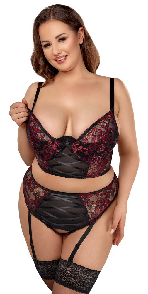 BH Set schwarz/rot 95C/2XL