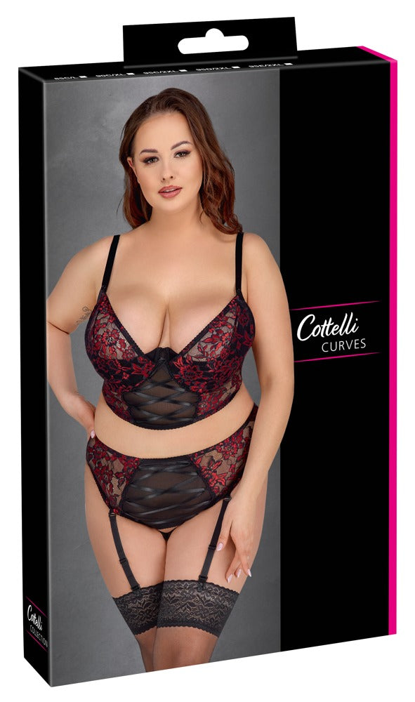 BH Set schwarz/rot 95D/2XL