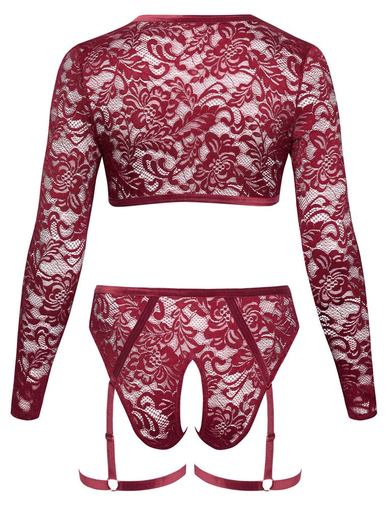 Top und Slip rot XL