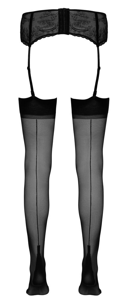 Nahtstrümpfe schwarz 2