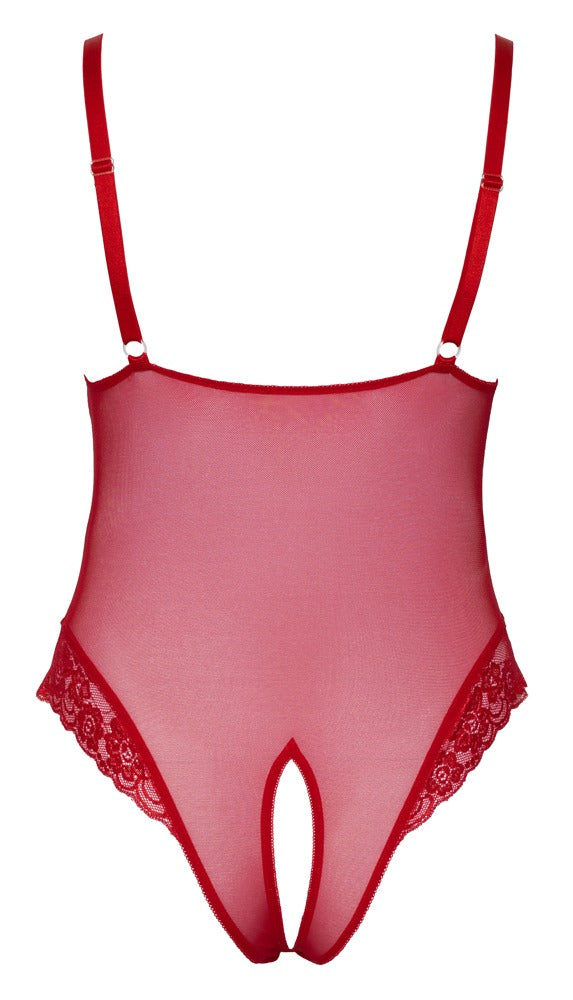 Body ouvert rot 4XL