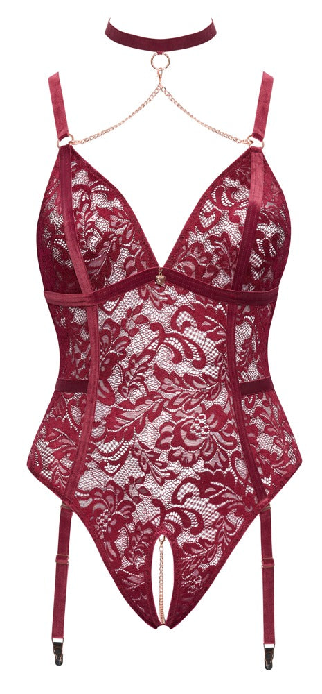 Body ouvert rot 3XL