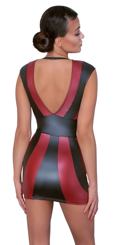 Kleid rot/schwarz XL