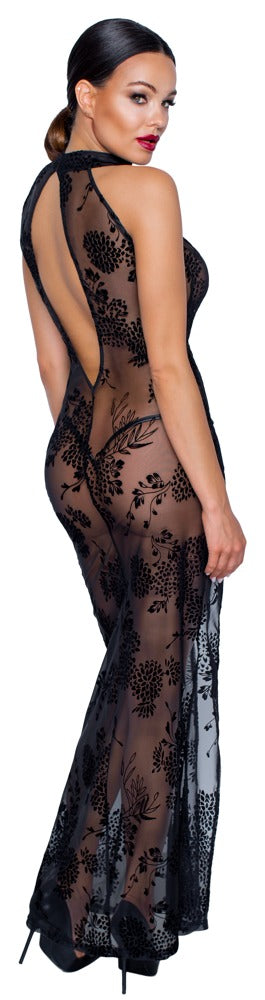 Noir Kleid lang S