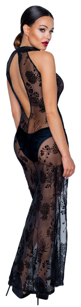 Noir Kleid lang S