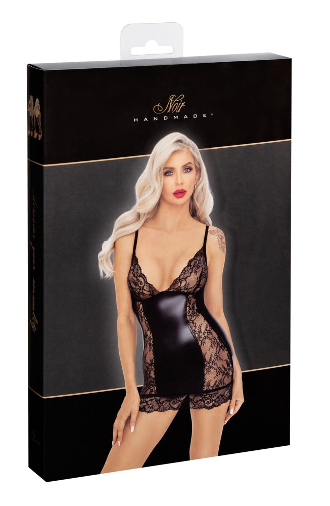 Noir Kleid Spitze S