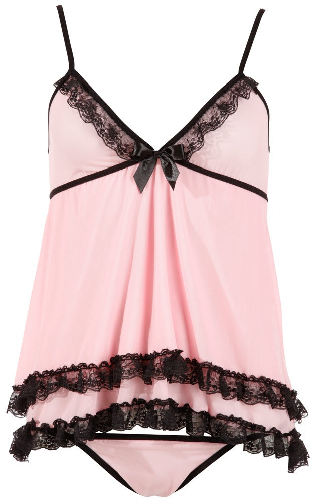 Babydoll rosa XL