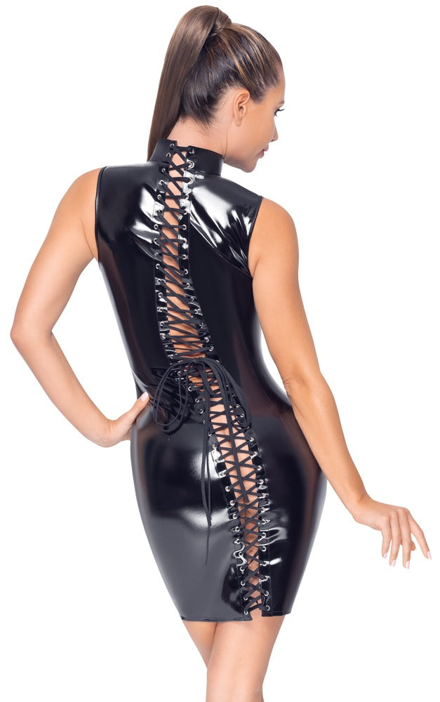 Lack Kleid Schnüre S