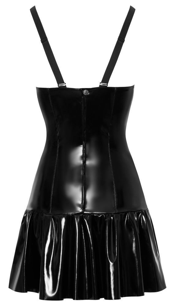 Lack Kleid ausgestellt M