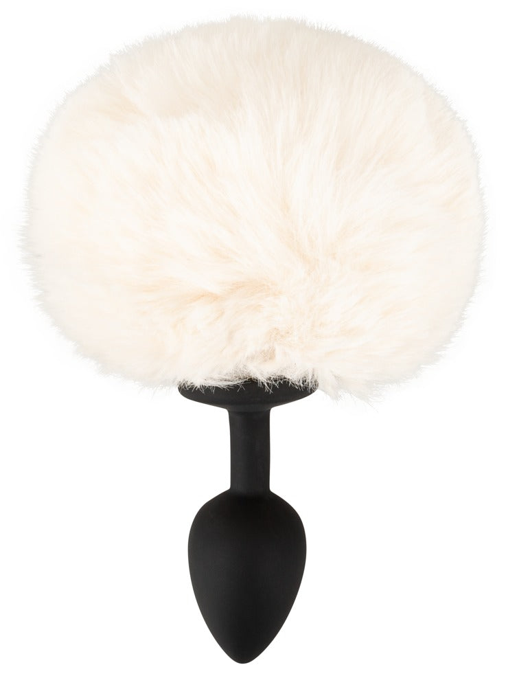 Fluffy Tail White S