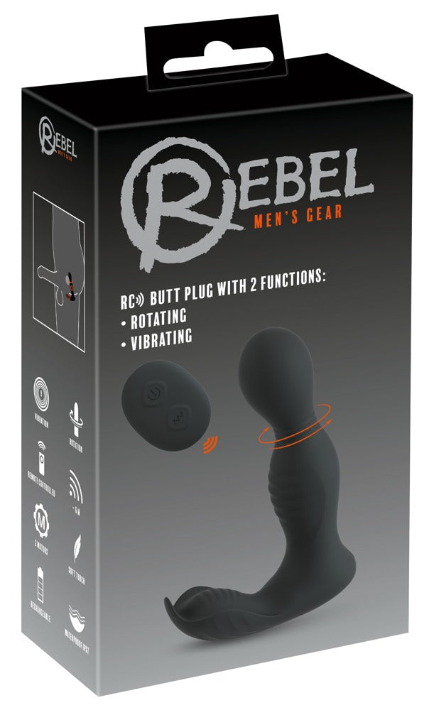 Rebel RC Butt Plug Rotating&Vi