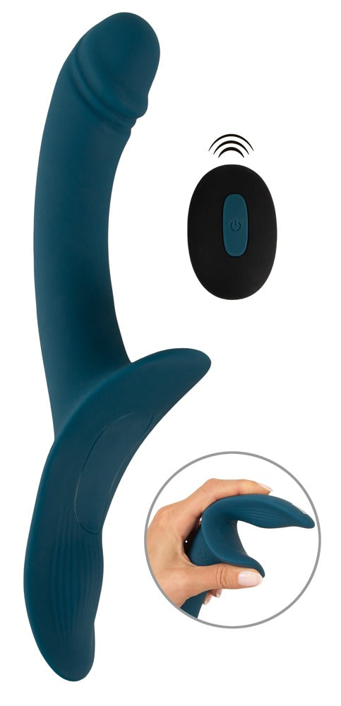 Your Strap-On RC Vibrator Blue