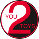 Logo der Marke You2Toys Sexspielzeuge als Kreis in weiß-schwarz .