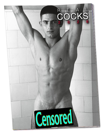 Kalender Real Cocks 2026 – Cover mit nacktem Mann