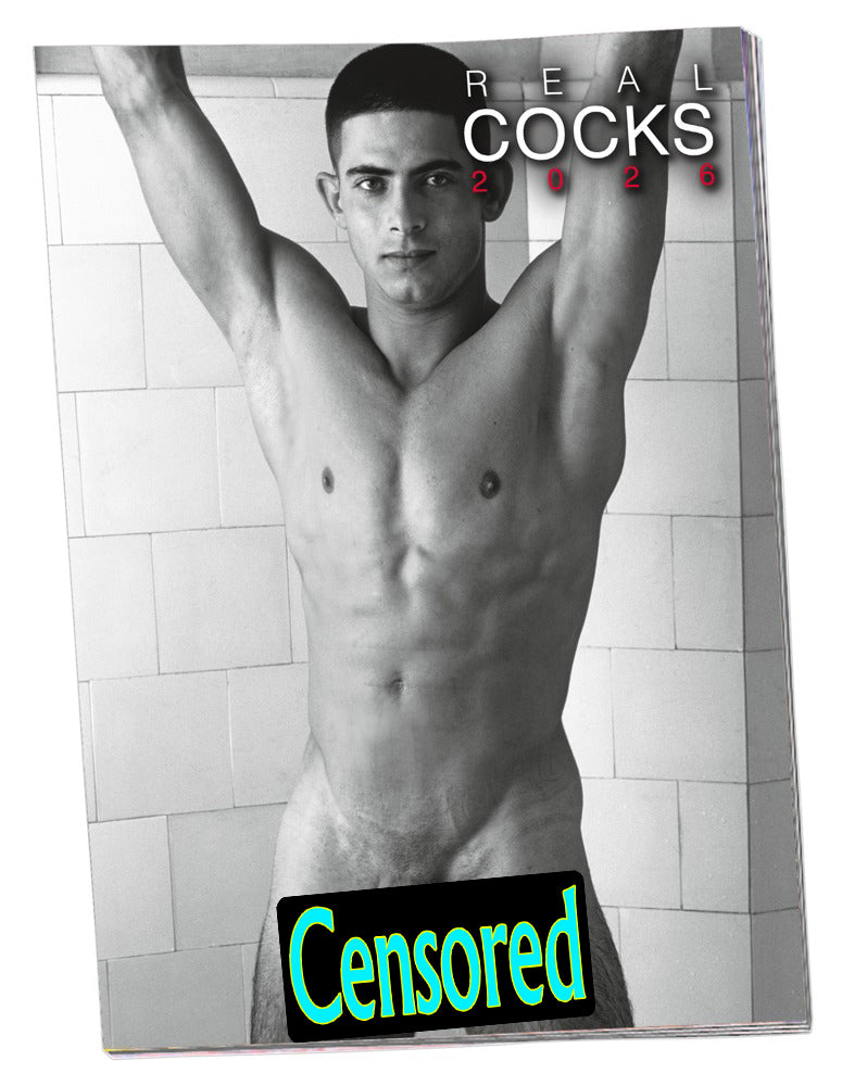 Kalender Real Cocks 2026 – Cover mit nacktem Mann