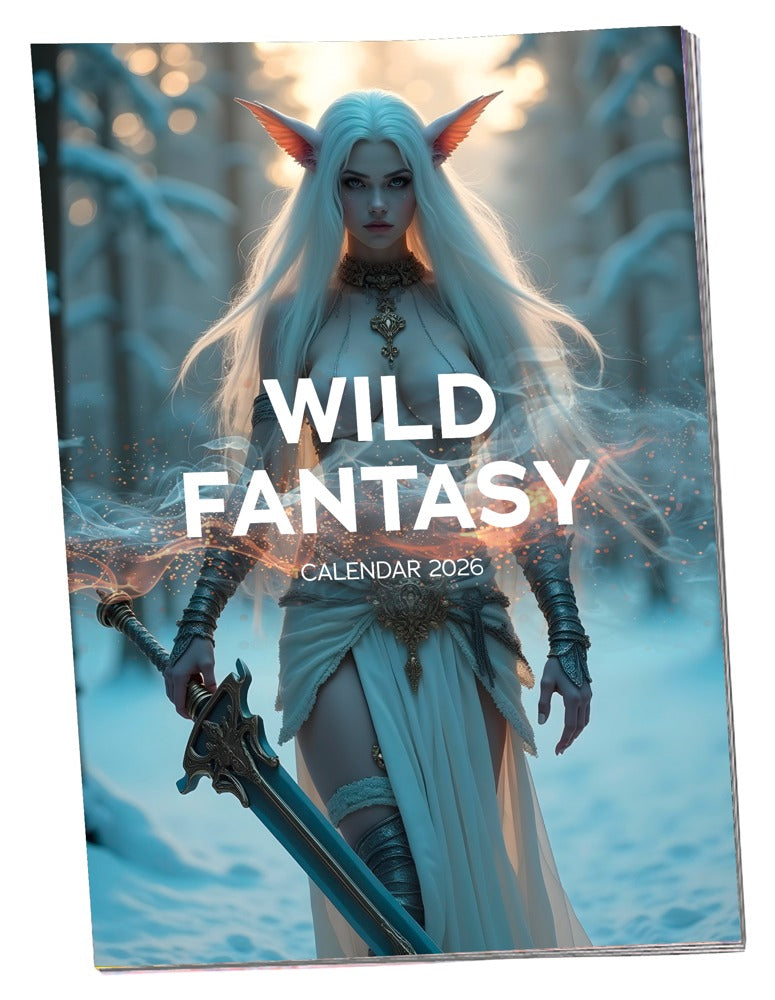 Kalender Wild Fantasy 2026 – Cover mit mystischem Girl