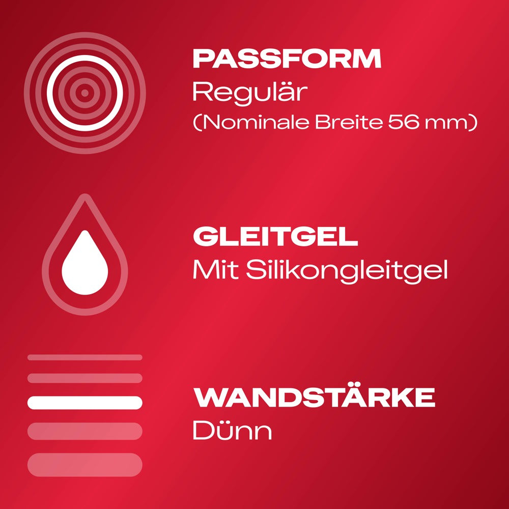 Durex Gefühlsecht Classic Kondome 20 St. – hauchzart & dünn | Transparent & komfortabel