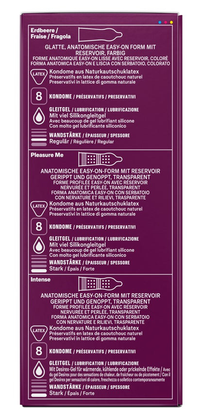 5 verschiedene Kondomsorten von Durex
