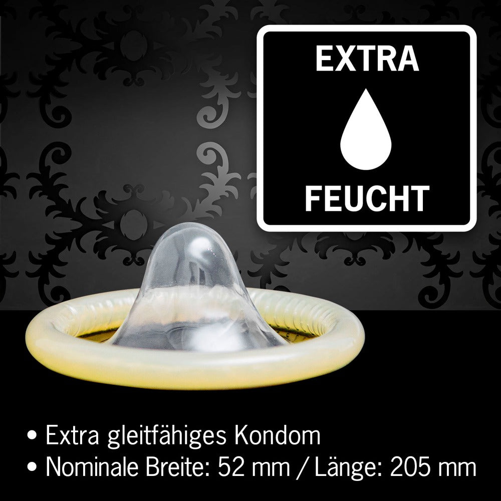 Transparente Kondome mit Silikonbeschichtung