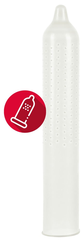 Secura Extra Fun Kondome – 48 Stück | Mit Noppen, transparent
