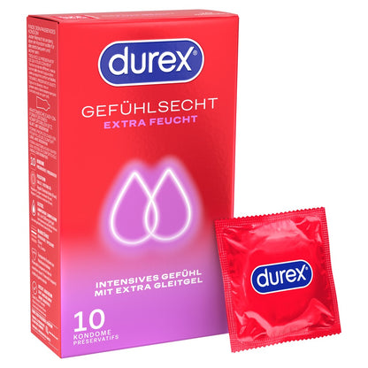 Durex Gefühlsecht Xtra feucht 10 Stück