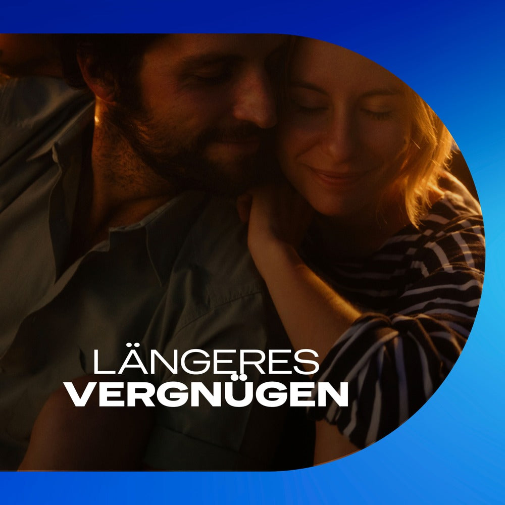 Durex Performa Kondome 40 St. – mit Benzocain, Verzögerung des Höhepunkts | Transparent & komfortabel