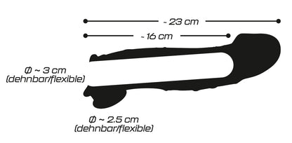 Penis Sleeve with extension & ball ring
