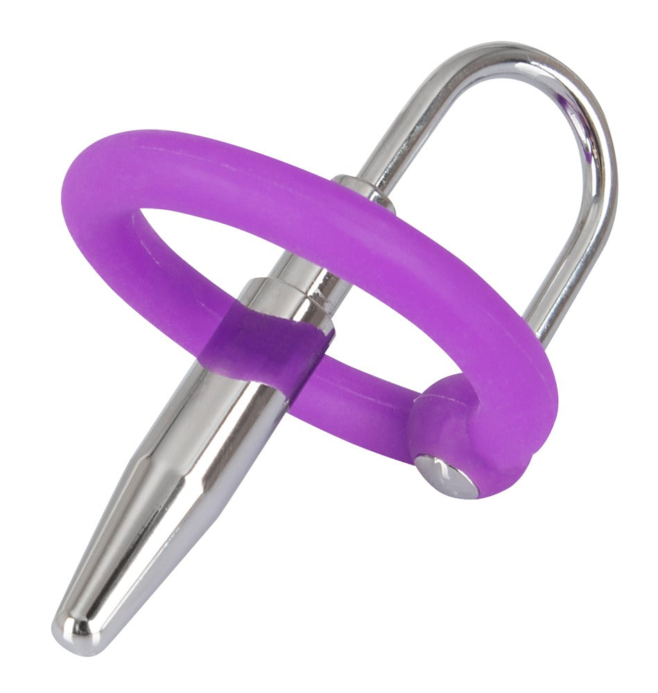 PenisPlug with a silicone glans