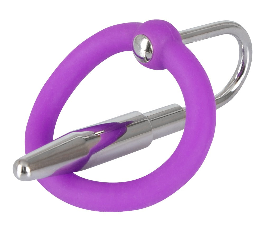 PenisPlug with a silicone glans