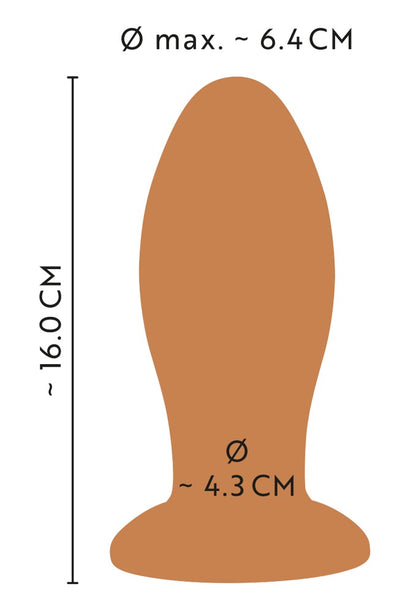 Big soft butt plug with