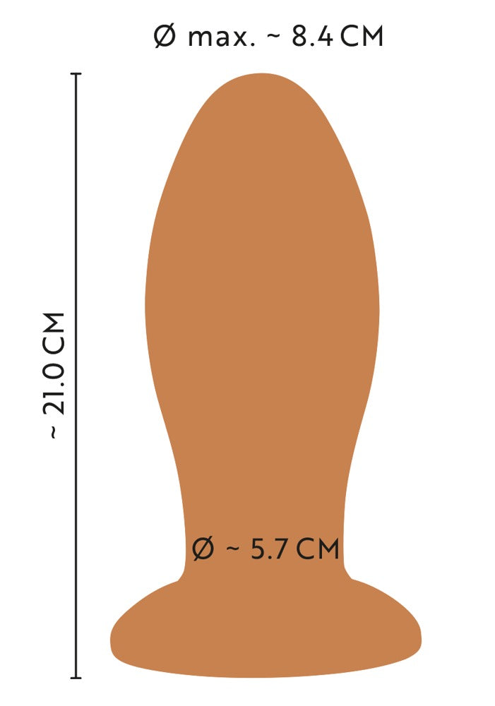 Giant soft butt plug